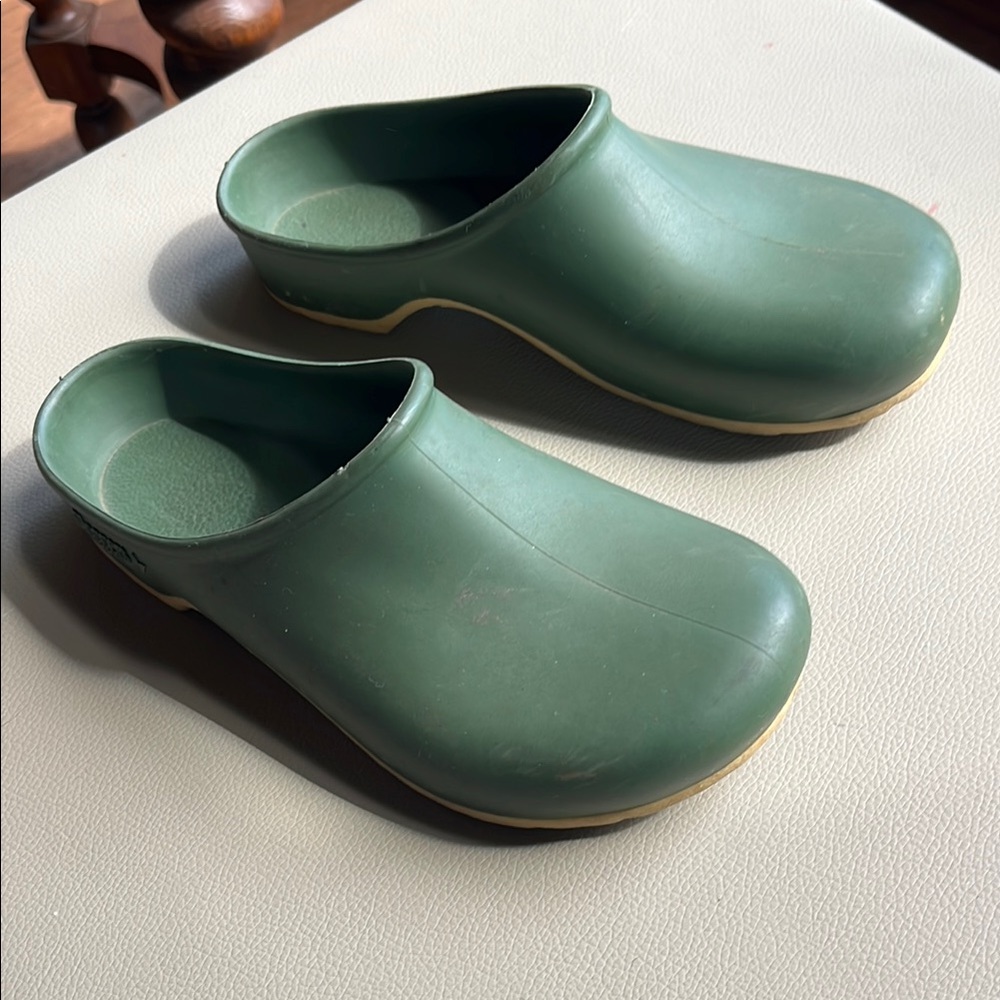 Sloggers Green Slip-On Garden Clogs made in USA